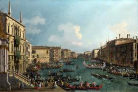 Картина Регата на Великому каналі, Антоніо Каналетто